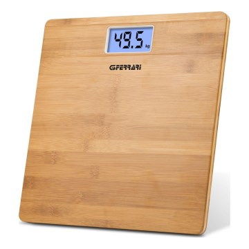 G3Ferrari G30042 - Digitalna osebna tehtnica 2xAAA bambus