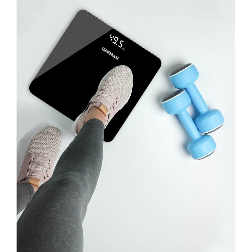 G3Ferrari G3005800 - Digitalna osebna tehtnica 3xAAA črna