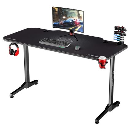 Gaming miza 140 x 66 cm črna