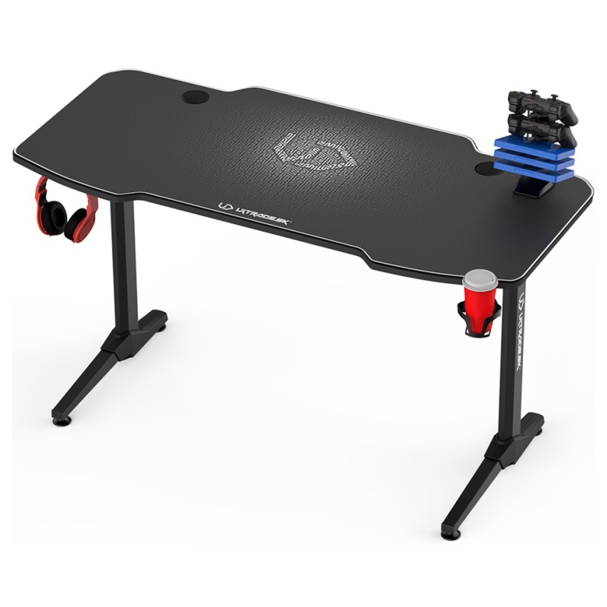 Gaming miza 140 x 66 cm črna