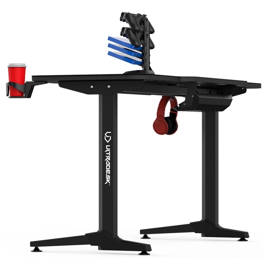 Gaming miza 140 x 66 cm črna