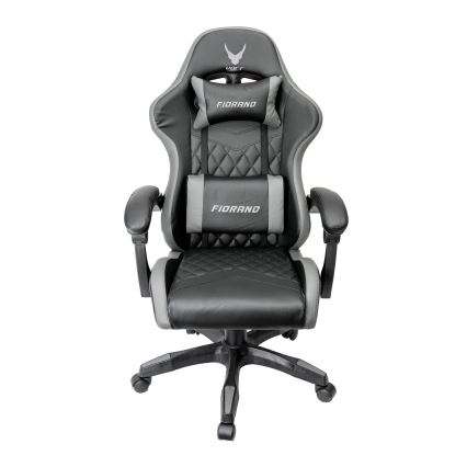 Gaming stol FIORANO črna/siva