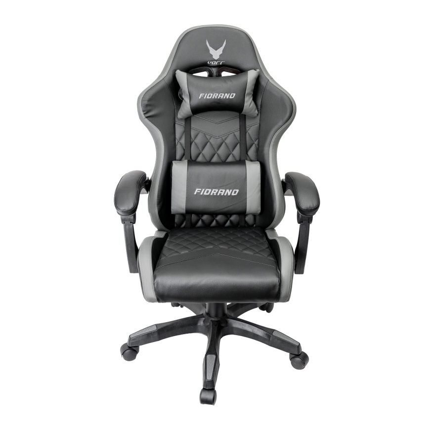 Gaming stol FIORANO črna/siva