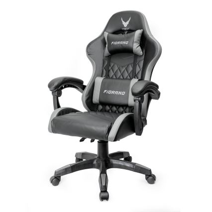 Gaming stol FIORANO črna/siva