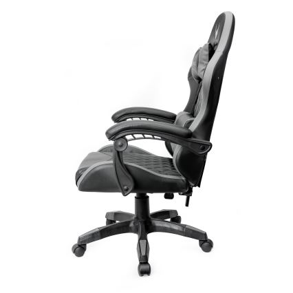 Gaming stol FIORANO črna/siva