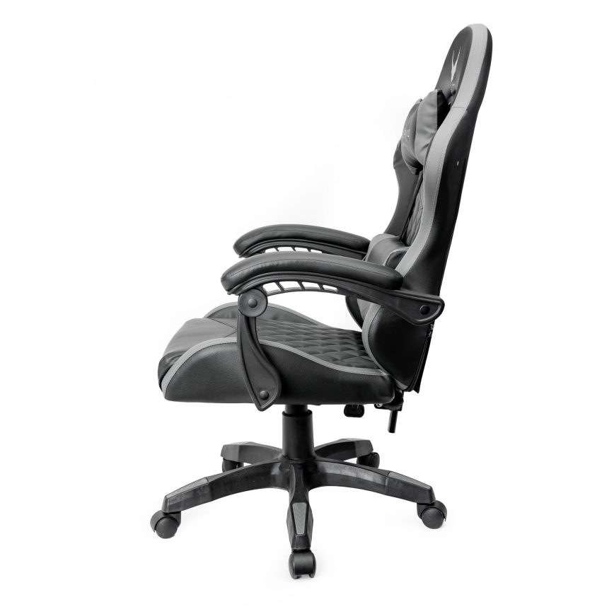 Gaming stol FIORANO črna/siva