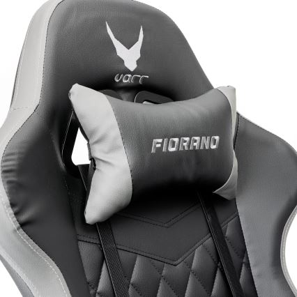Gaming stol FIORANO črna/siva