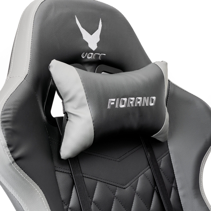 Gaming stol FIORANO črna/siva