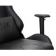 Gaming stol VARR Lux z LED RGB osvetlitvijo + Daljinski upravljalnik črna