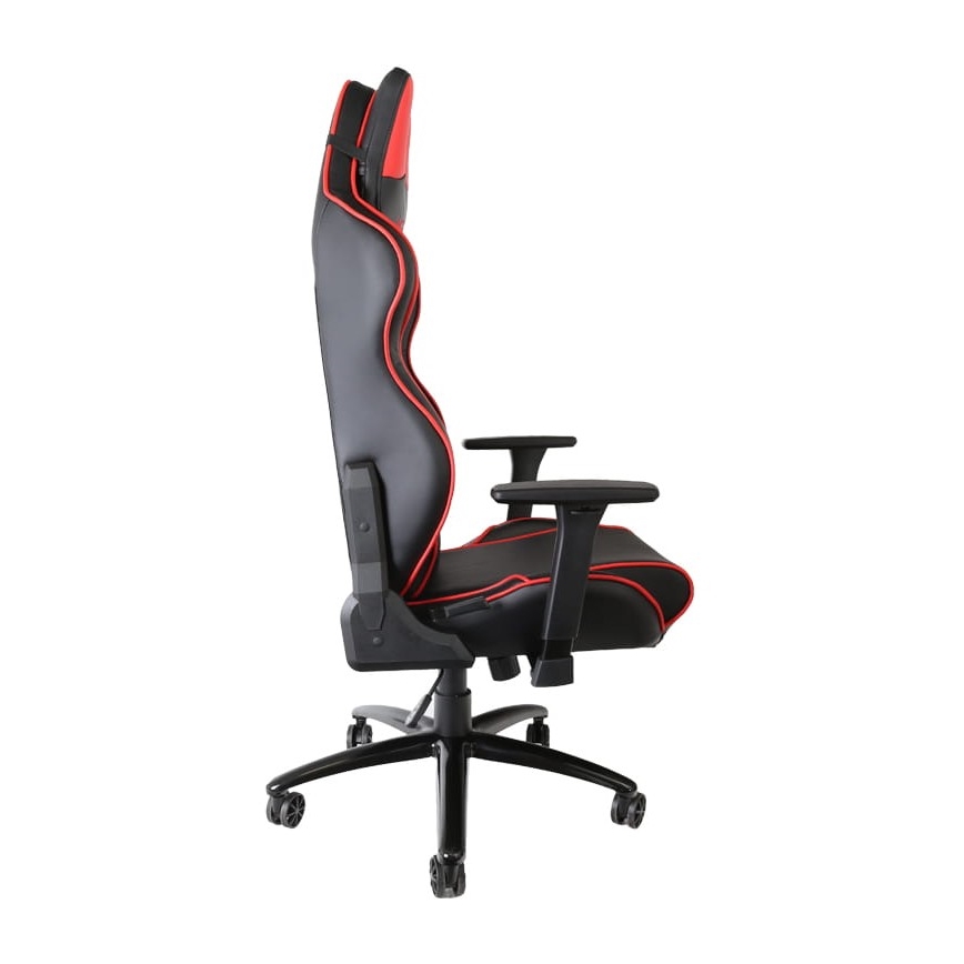 Gaming stol VARR Monza črna/rdeča