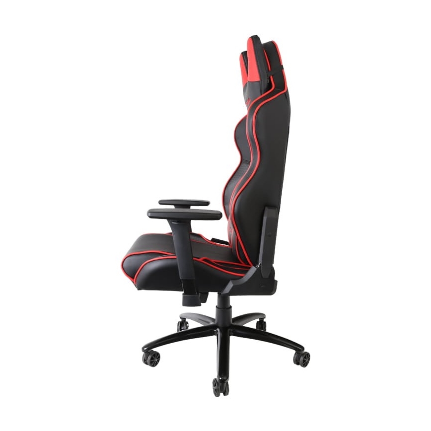 Gaming stol VARR Monza črna/rdeča