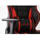 Gaming stol VARR Monza črna/rdeča