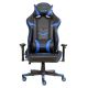Gaming stol VARR Nascar črna/modra
