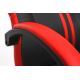 Gaming stol VARR Slide črna/rdeča