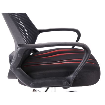Gaming stol VARR Spider črn/rdeč