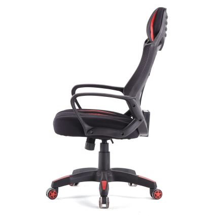 Gaming stol VARR Spider črn/rdeč