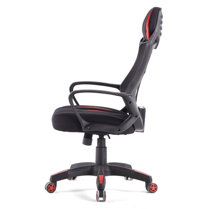 Gaming stol VARR Spider črn/rdeč
