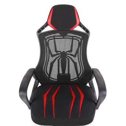 Gaming stol VARR Spider črn/rdeč