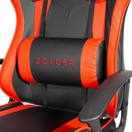 Gaming stol VARR Zolder črna/rdeča