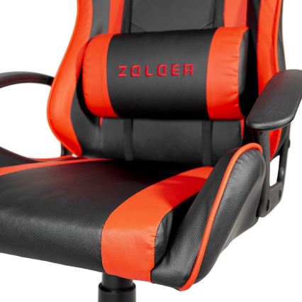 Gaming stol VARR Zolder črna/rdeča