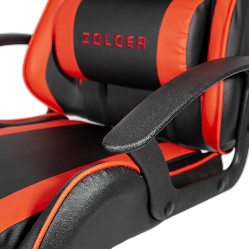 Gaming stol VARR Zolder črna/rdeča