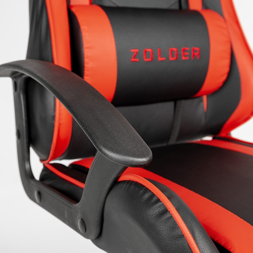 Gaming stol VARR Zolder črna/rdeča