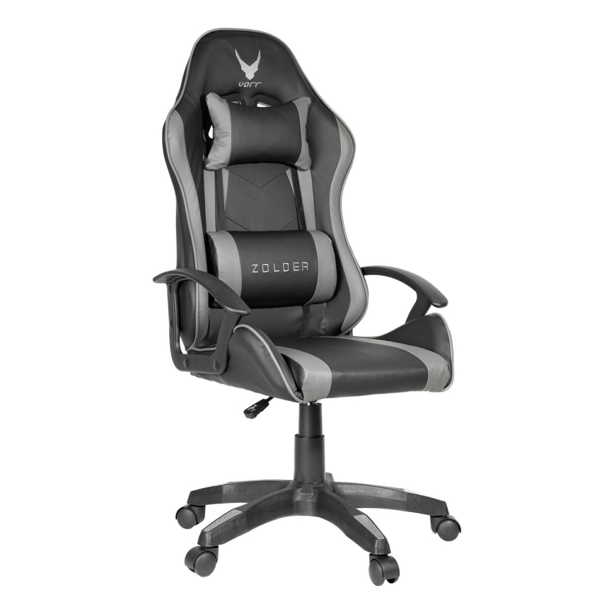 Gaming stol VARR Zolder črna/siva