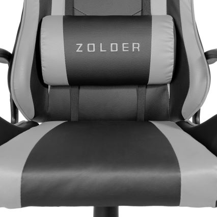 Gaming stol VARR Zolder črna/siva