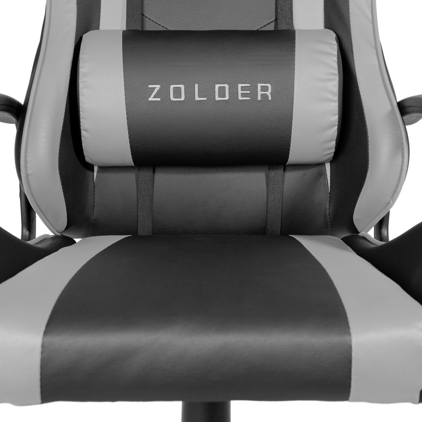 Gaming stol VARR Zolder črna/siva