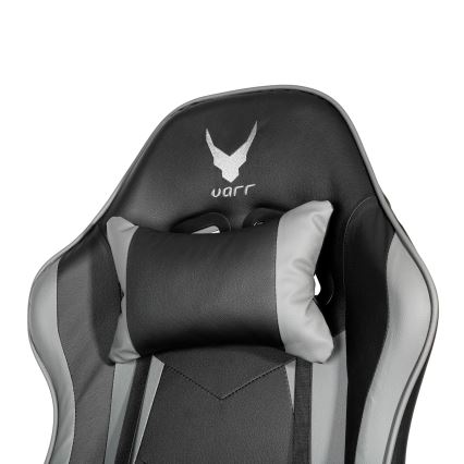Gaming stol VARR Zolder črna/siva
