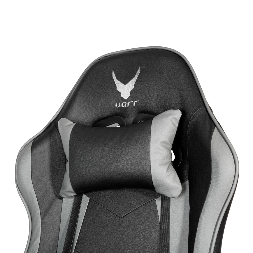 Gaming stol VARR Zolder črna/siva