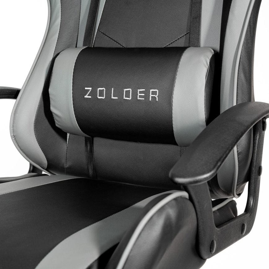 Gaming stol VARR Zolder črna/siva