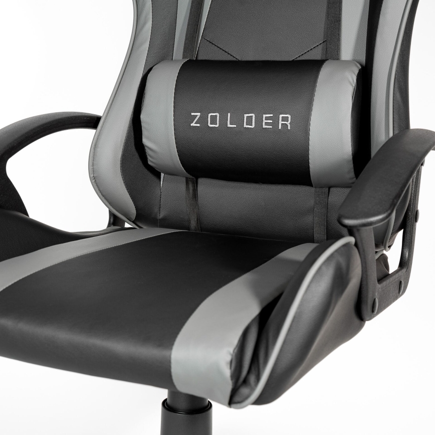 Gaming stol VARR Zolder črna/siva