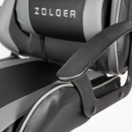 Gaming stol VARR Zolder črna/siva