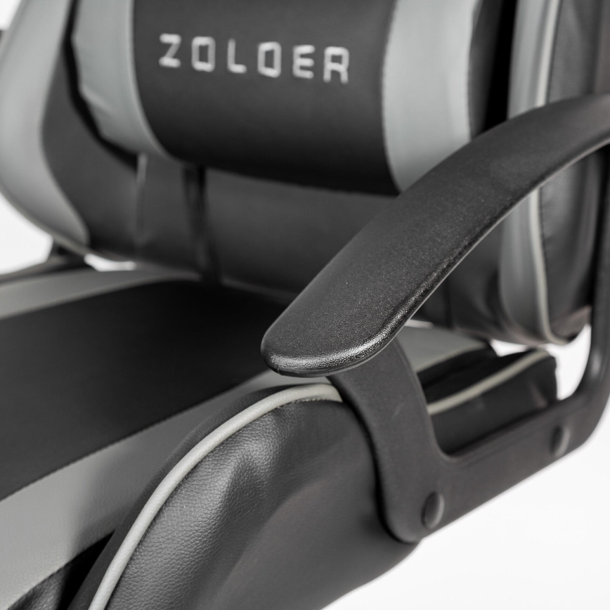 Gaming stol VARR Zolder črna/siva