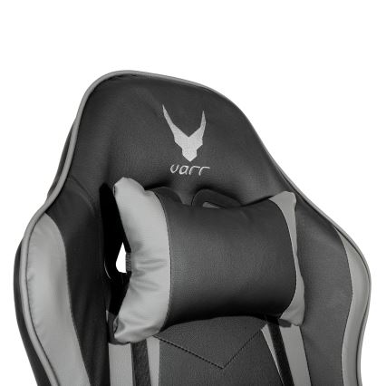Gaming stol VARR Zolder črna/siva