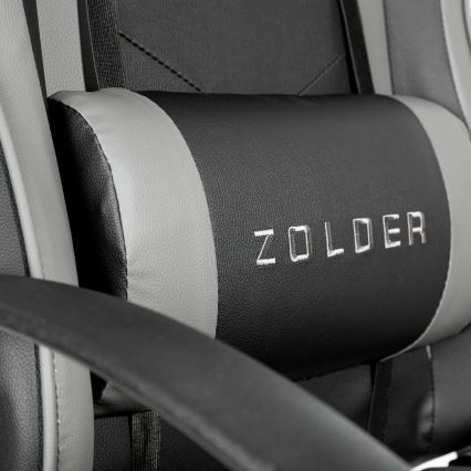 Gaming stol VARR Zolder črna/siva