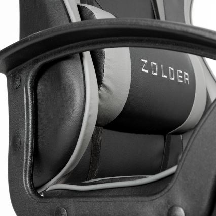 Gaming stol VARR Zolder črna/siva