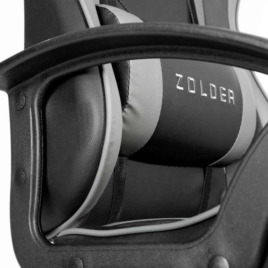 Gaming stol VARR Zolder črna/siva