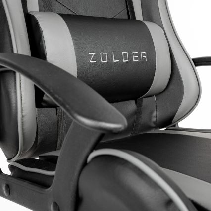 Gaming stol VARR Zolder črna/siva
