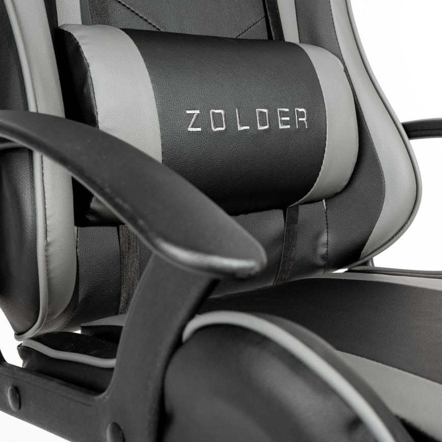 Gaming stol VARR Zolder črna/siva