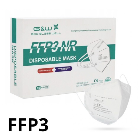 G&W™ GDGP3 Zaščitna maska FFP3 NR CE 2163 1 kom.