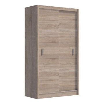 Garderoba z drsnimi vrati SAPHIRA 150x215 cm hrast sonoma