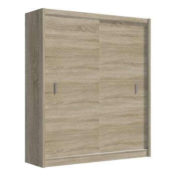 Garderoba z drsnimi vrati SAPHIRA 203x215 cm hrast sonoma