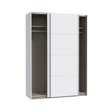Garderobna omara KARO 150x210 cm, bela