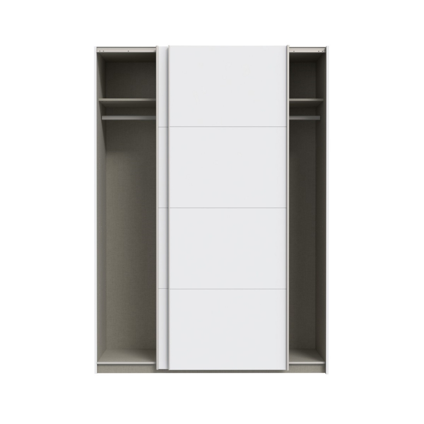 Garderobna omara KARO 150x210 cm, bela