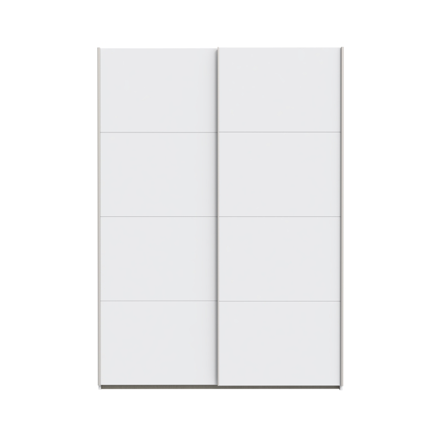 Garderobna omara KARO 150x210 cm, bela
