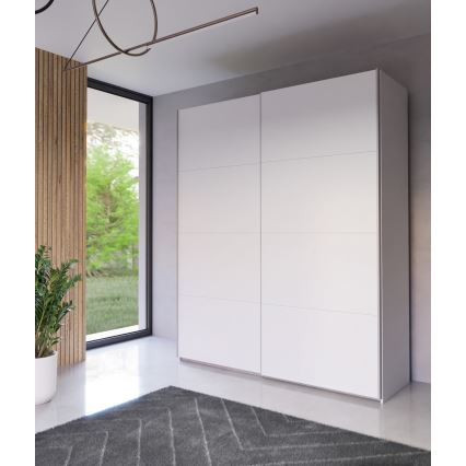 Garderobna omara KARO 170x210 cm bela