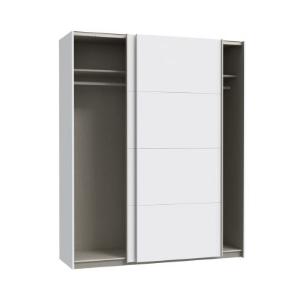 Garderobna omara KARO 170x210 cm bela