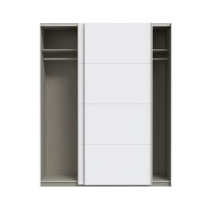 Garderobna omara KARO 170x210 cm bela